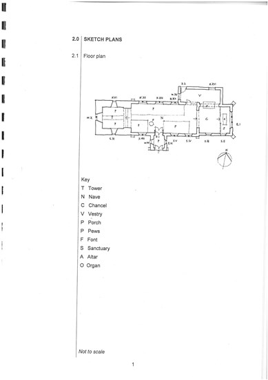 Llanfrynach Church Plan