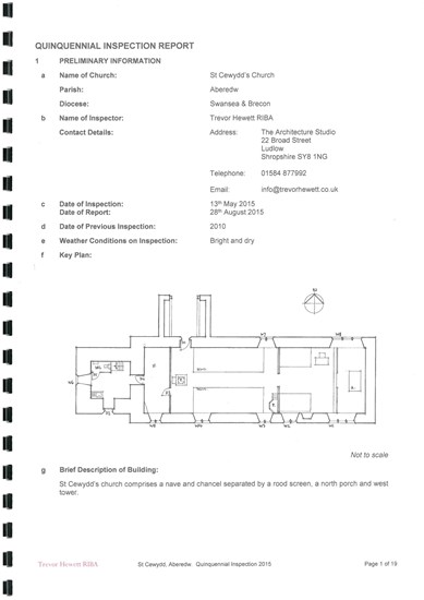 Bryngwyn Church Plan