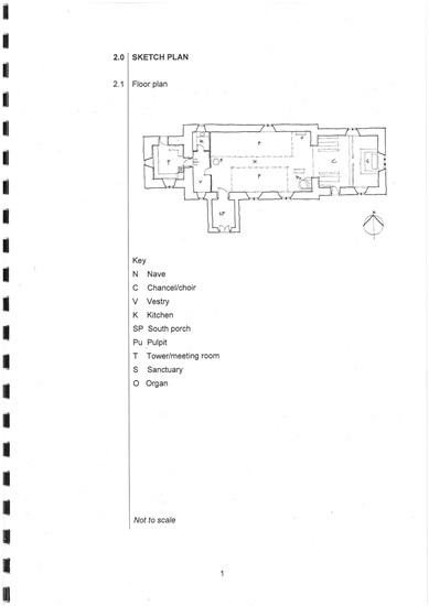Llandeilo Graban church plan