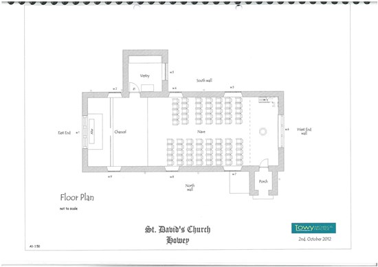 St David's Church Howey Floor plan