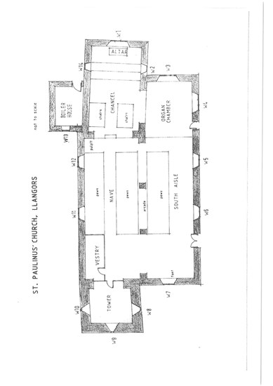 Llangorse church floor plan