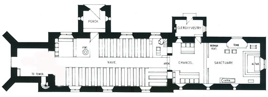 St Bridget's Church Plan