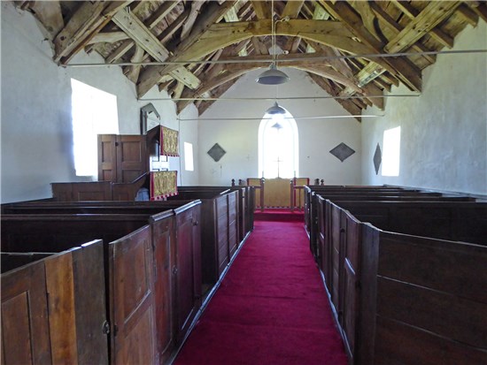 St Michael, Llanfihangel Helygen interior